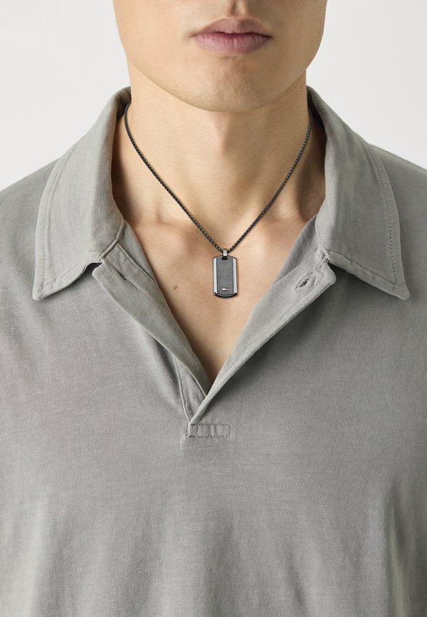 Tommy Hilfiger JAMESON - Necklace - black