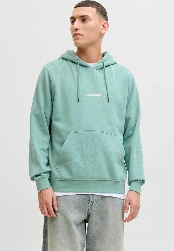 Jack & Jones JJESOHO SWEAT HOOD NOOS - Hoodie - mineral blue