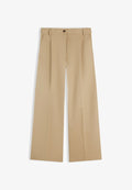 Tommy Hilfiger WIDE LEG - Trousers - camel