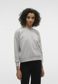 Vero Moda Petite VMEBBA  - Sweatshirt - mottled light grey