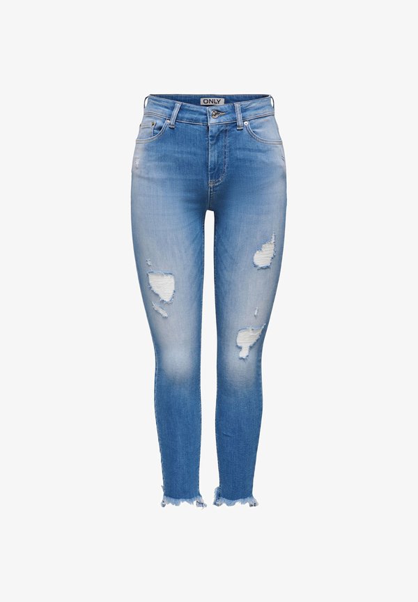 ONLY Skinny fit ONLBLUSH Mid waist Ankle length - Slim fit jeans - medium blue denim