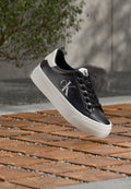 Calvin Klein Jeans FLATFORM LACEUP - Trainers - black
