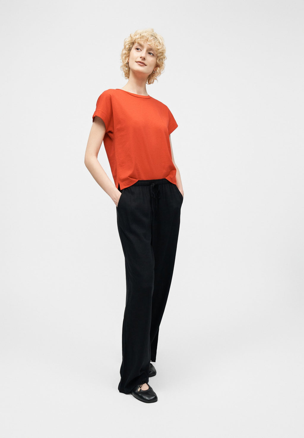 Vero Moda VMROSIE MW WIDE PANT NOOS