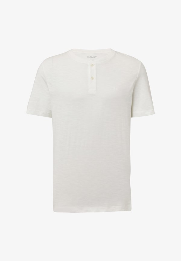 s.Oliver HENLEY - Basic T-shirt - weiß