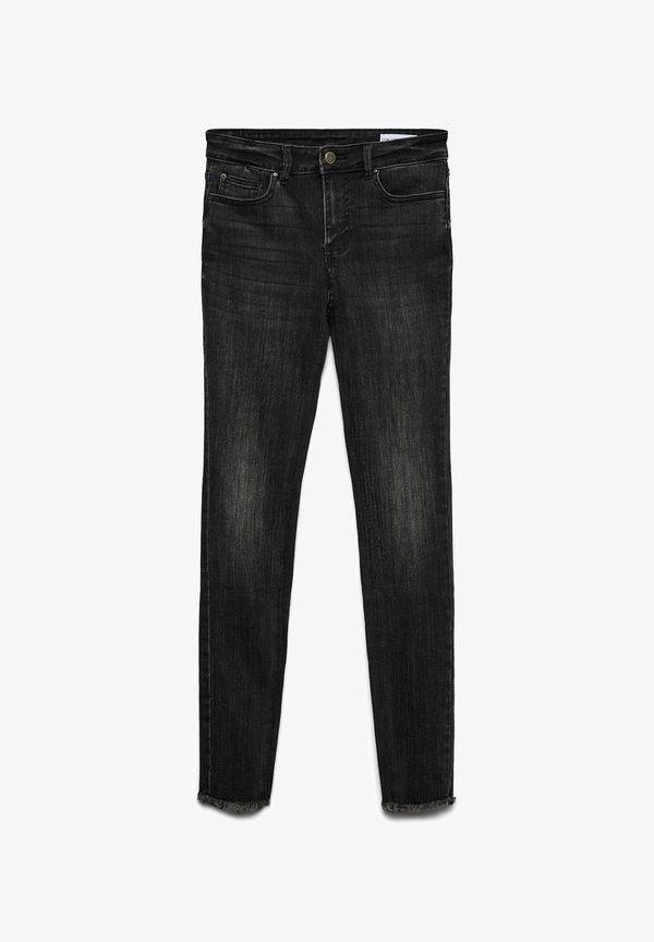 Vero Moda Skinny fit VMFLASH Mid rise - Jeans Skinny Fit - black denim