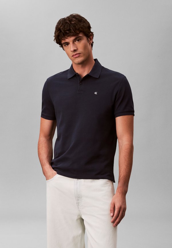Calvin Klein Jeans MONOGRAM - Polo shirt - dark sapphire