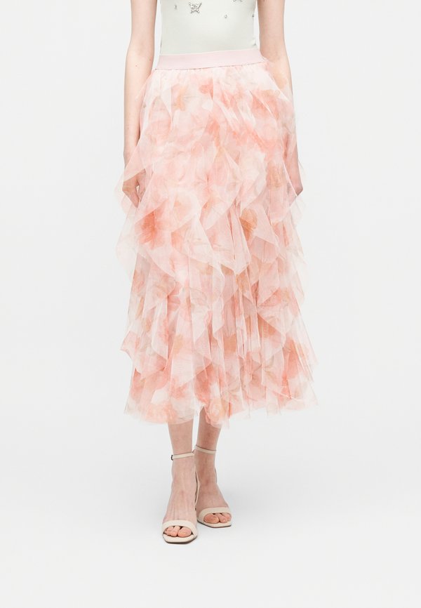 ONLY ONLSKY LONG SKIRT - A-line skirt - cloud dancer