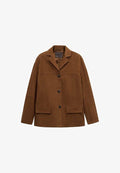 Mango Leather jacket - brown
