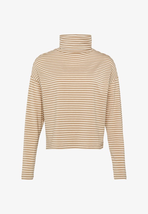 s.Oliver LANGARM - Long sleeved top - hellbraun