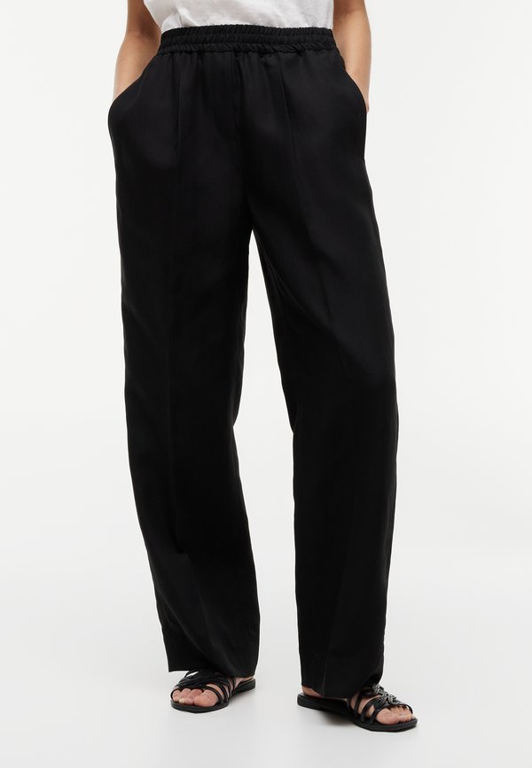 Tommy Hilfiger SUMMER - Trousers - black
