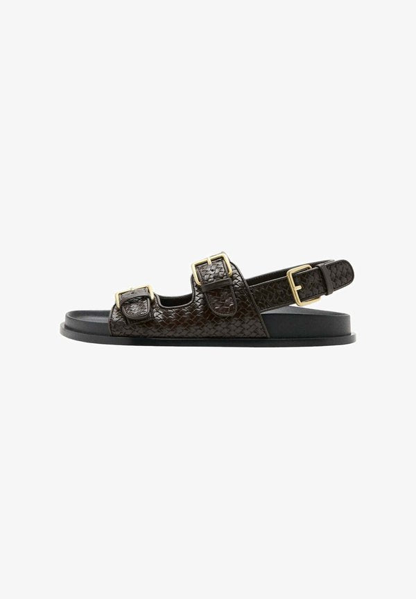 Mango ADULT - Sandals - chocolate