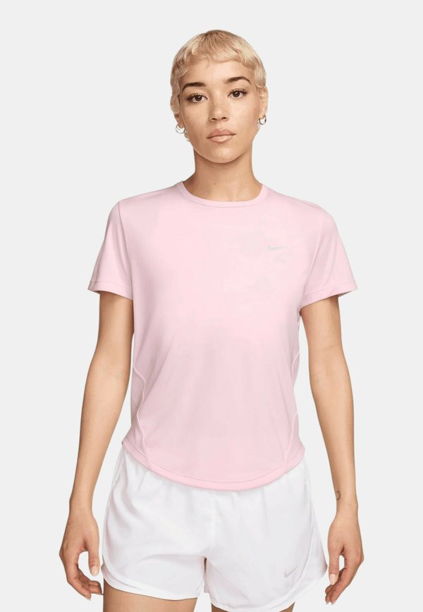 Nike Performance TOP DA RUNNING A MANICA CORTA DRI-FIT – DONNA - Basic T-shirt - pink