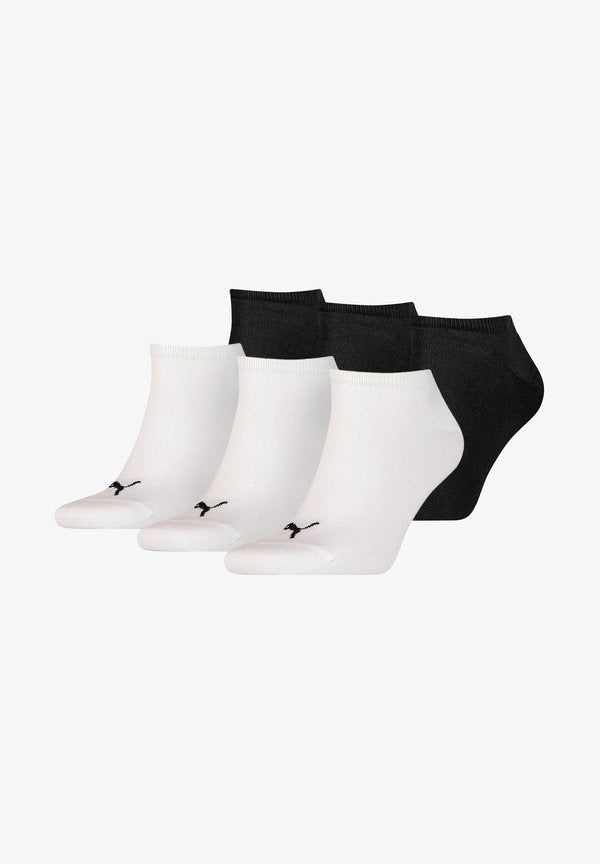 Puma UNISEX 6ER PACK - Socks - schwarz weiß