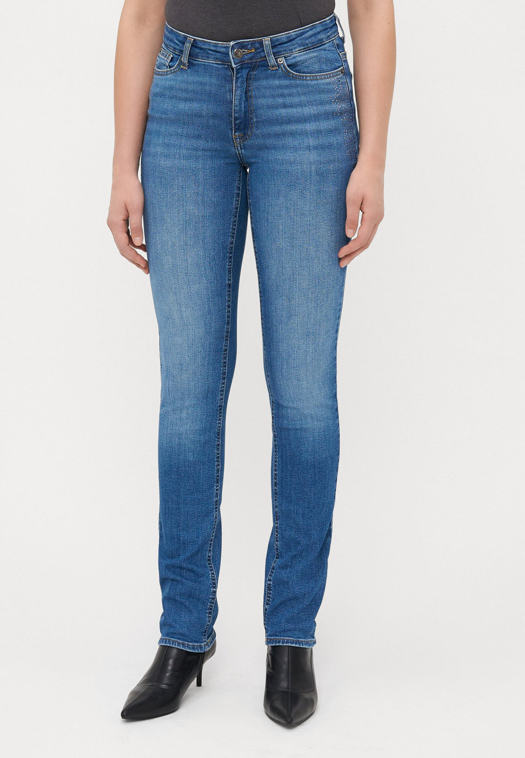 Slim fit ONLSUI Mid waist Media 3