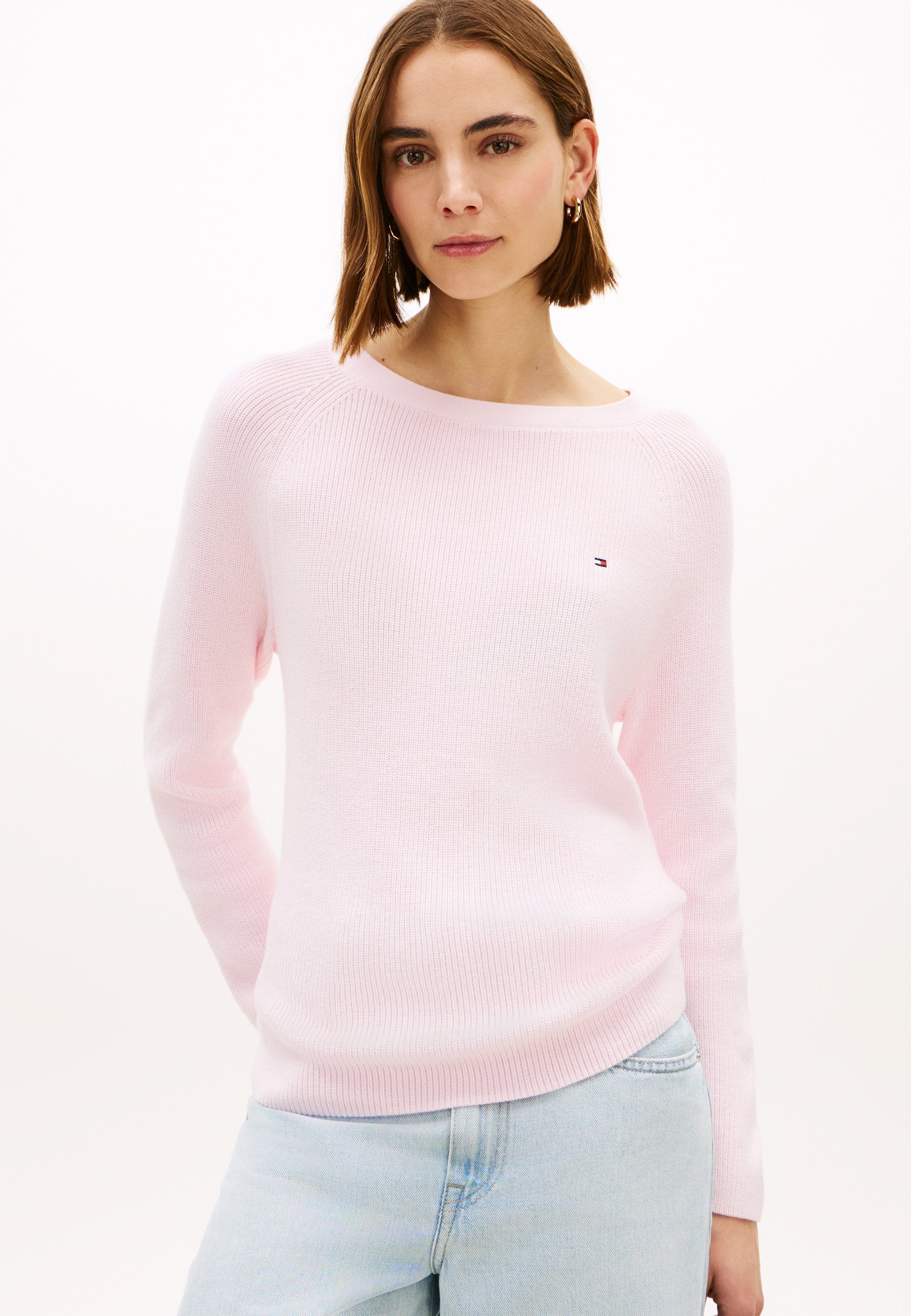 FINE KNIT BOAT NECK JUMPER Media 3