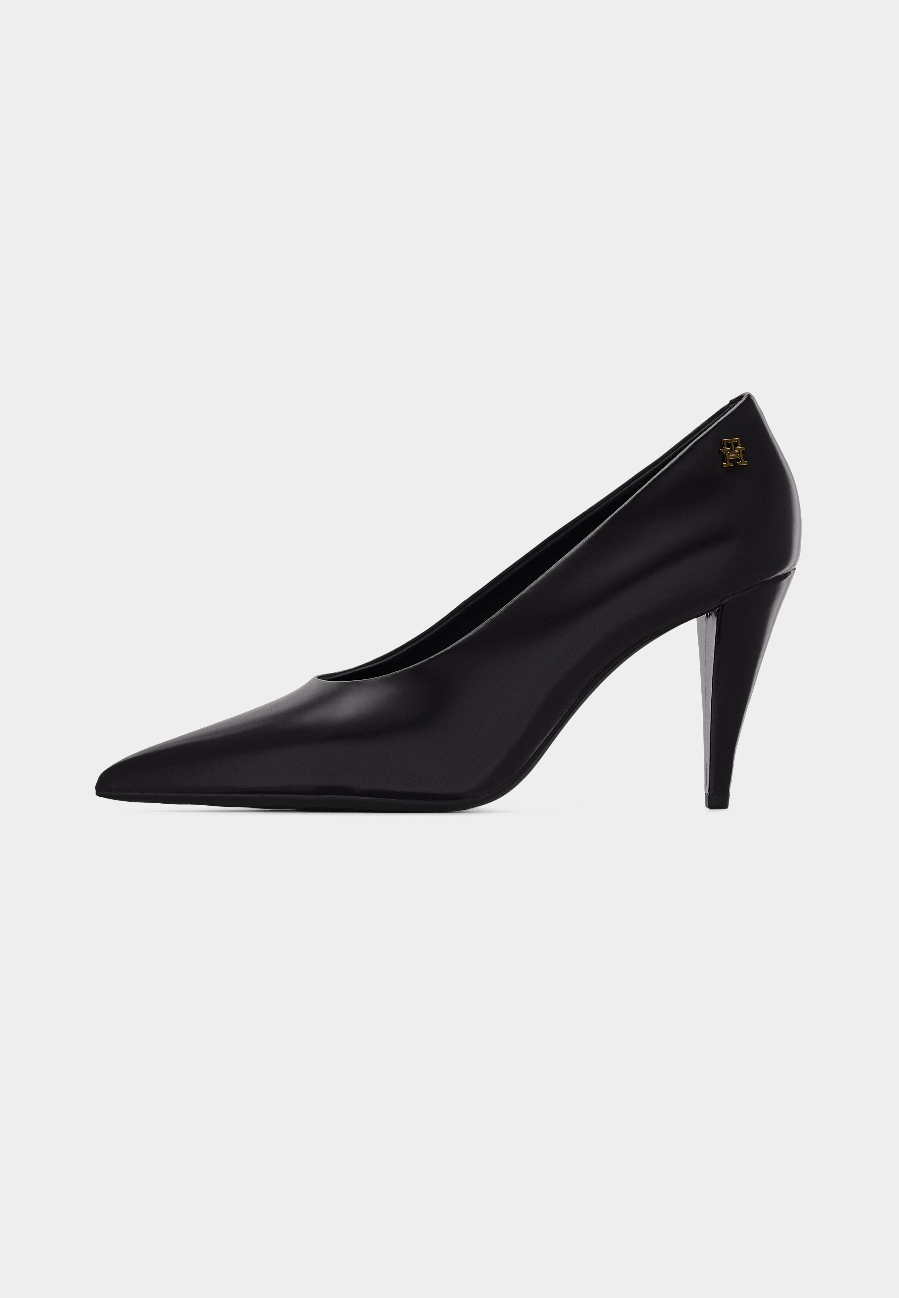 TH MONOGRAM SHINY LEATHER HIGH HEELS Media 2