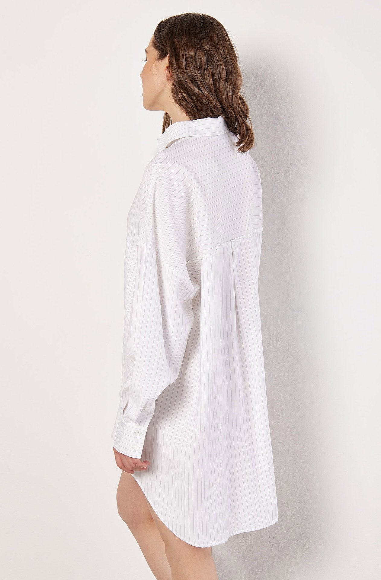 Apricot PINSTRIPE OVERSIZED