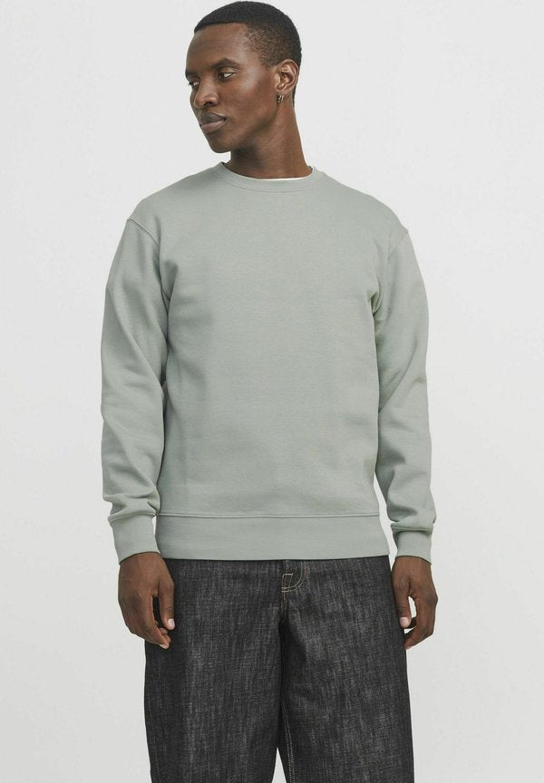 Jack & Jones BASIC CREW NECK - Sweatshirt - iceberg green