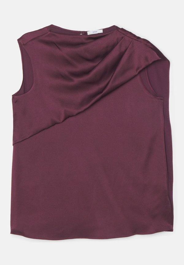 Erdem ASYMMETRIC DRAPE BLOUSE