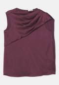 Erdem ASYMMETRIC DRAPE BLOUSE