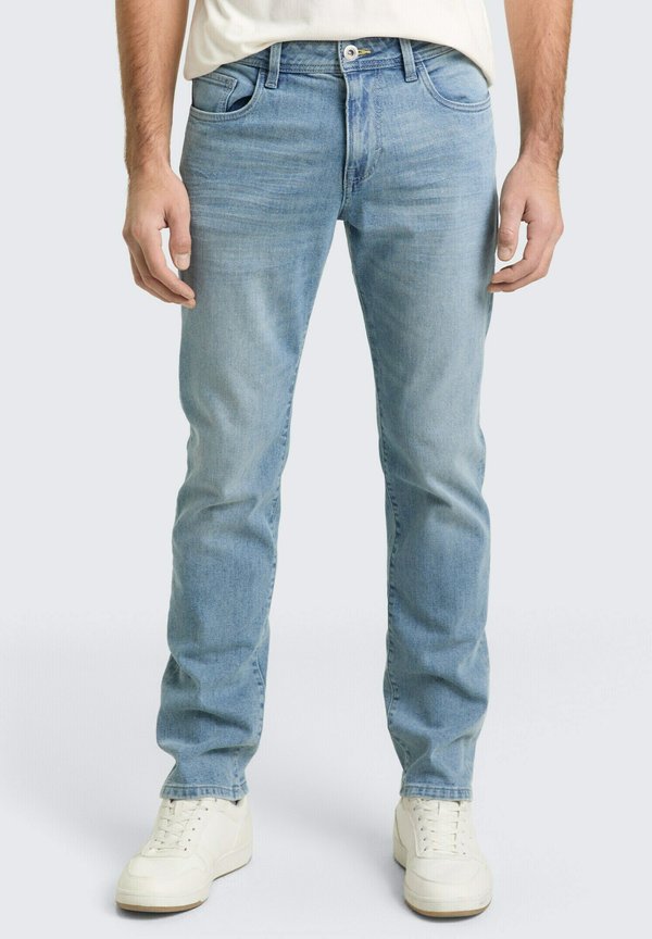 TOM TAILOR TTJOSH REGULAR SLIM FIT - Straight leg jeans - used light stone blue denim
