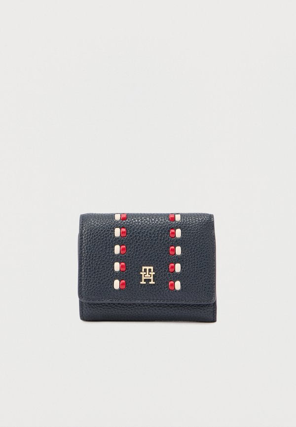 Tommy Hilfiger HILFIGER ICON TH MONOGRAM TRIFOLD WALLET - Wallet - space blue