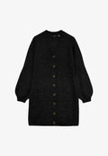 Vero Moda Knitted VMLEFILE Short - Jumper dress - black