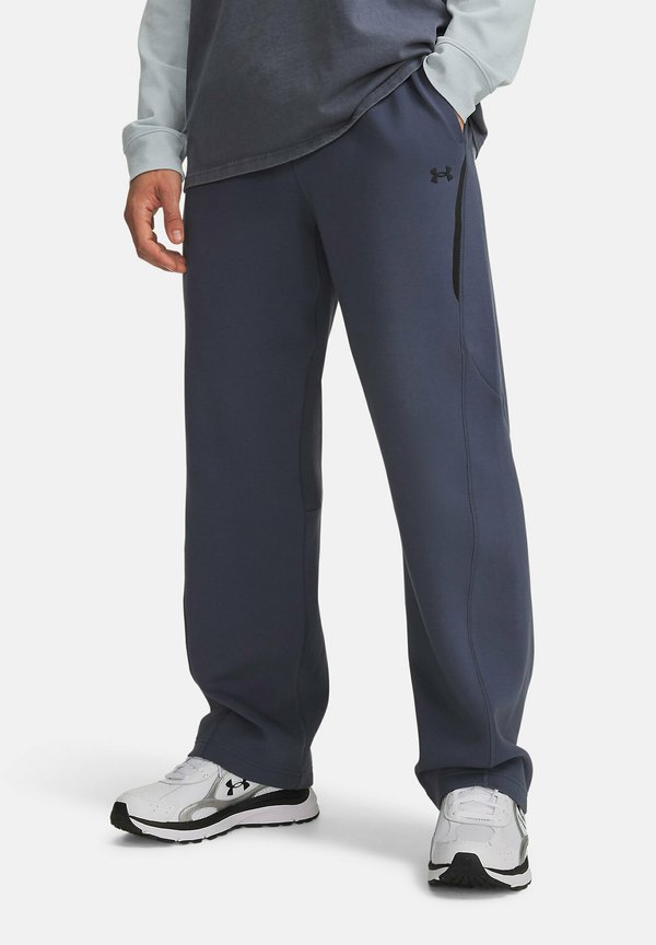 Under Armour UNSTOPPABLE FLEECE - Tracksuit bottoms - downpour gray