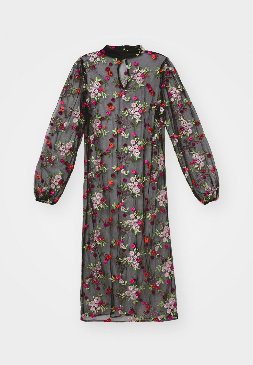 VILA VILARA HIGH NECK MIDI DRESS