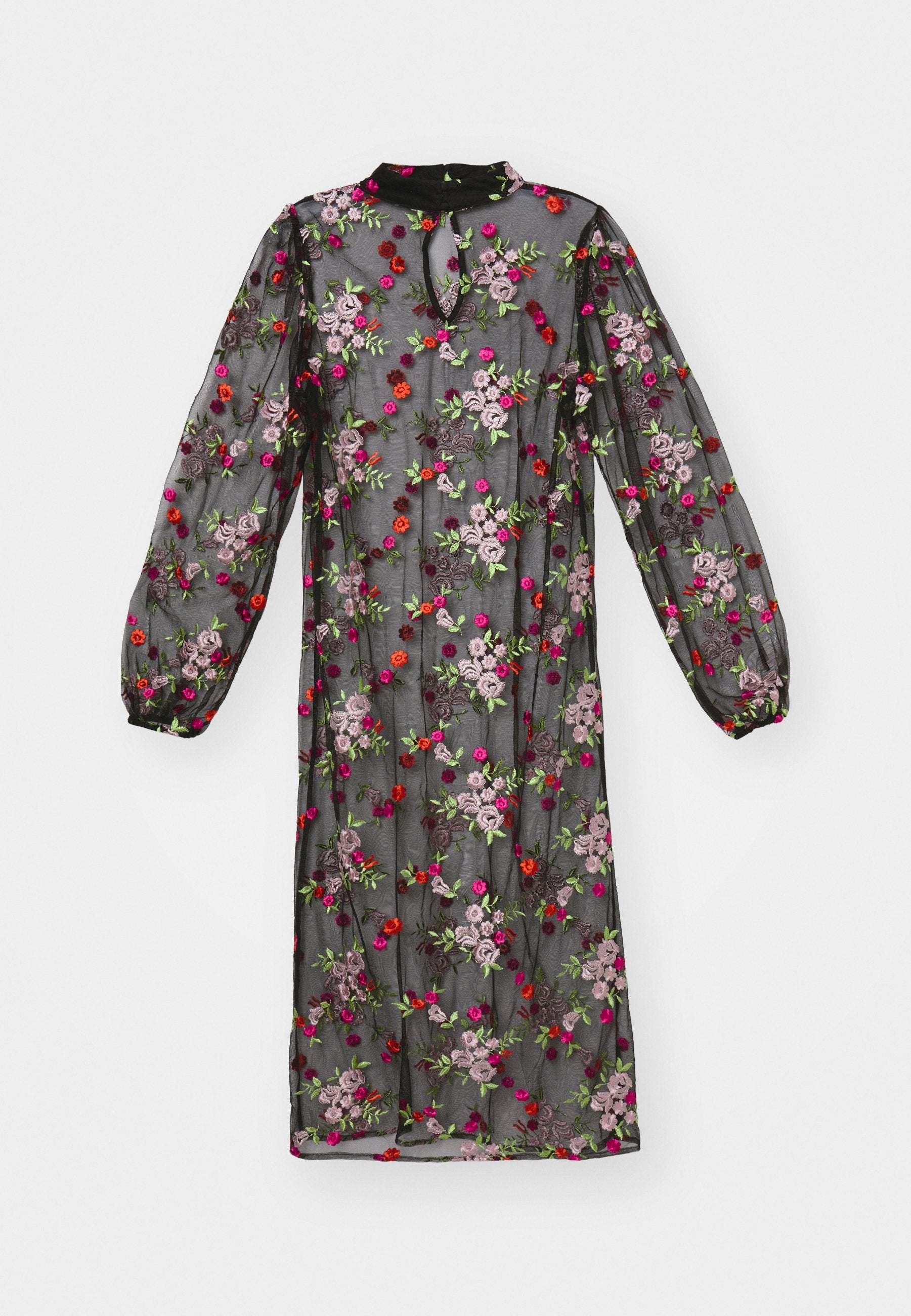 VILA VILARA HIGH NECK MIDI DRESS