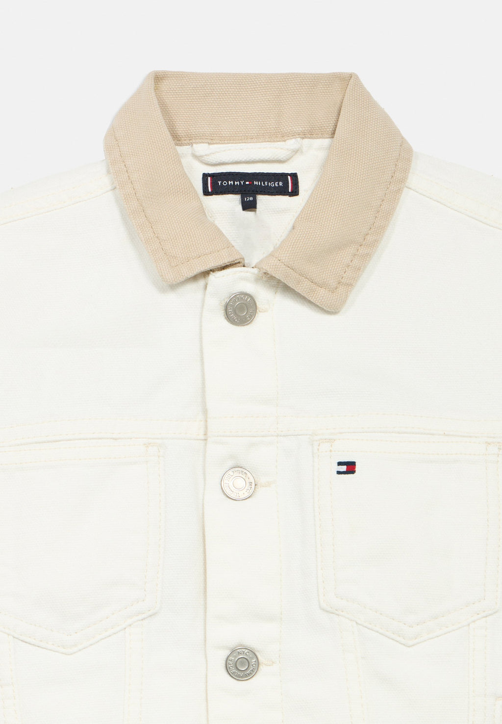 HERITAGE BACK LOGO DENIM TRUCKER JACKET Media 3