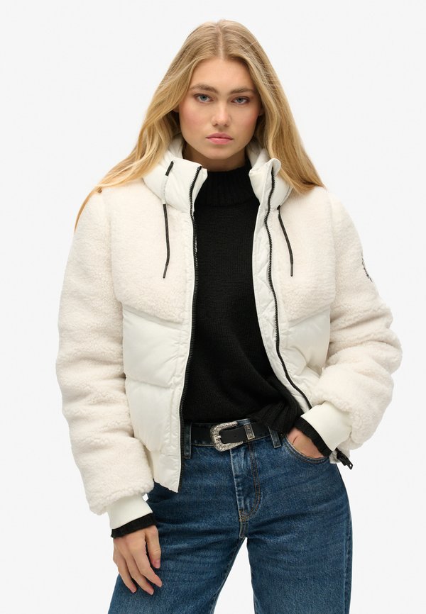 Superdry & Co EVEREST HYBRID - Winter jacket - off white