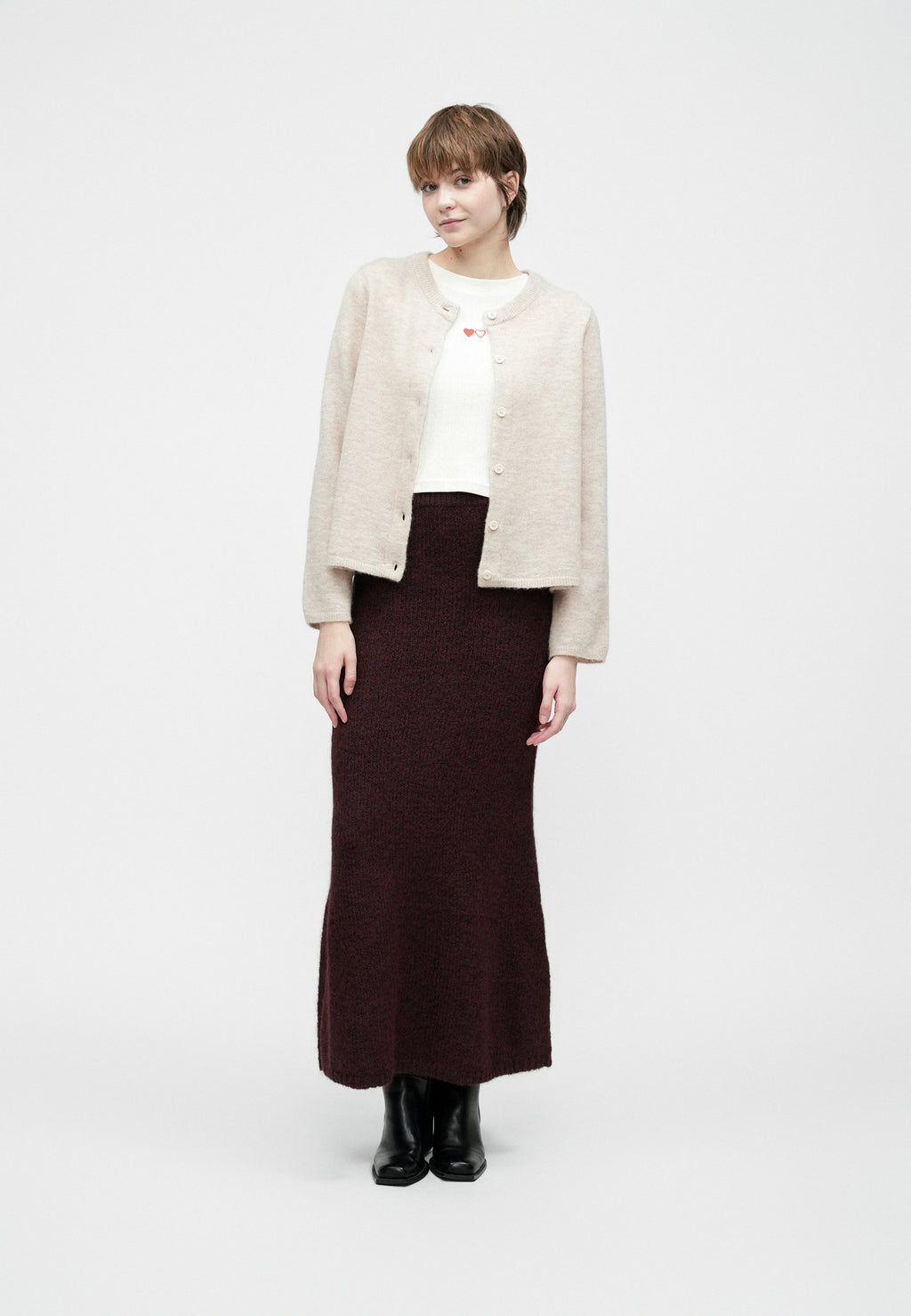 VILA VIBOWS ANKLE SKIRT