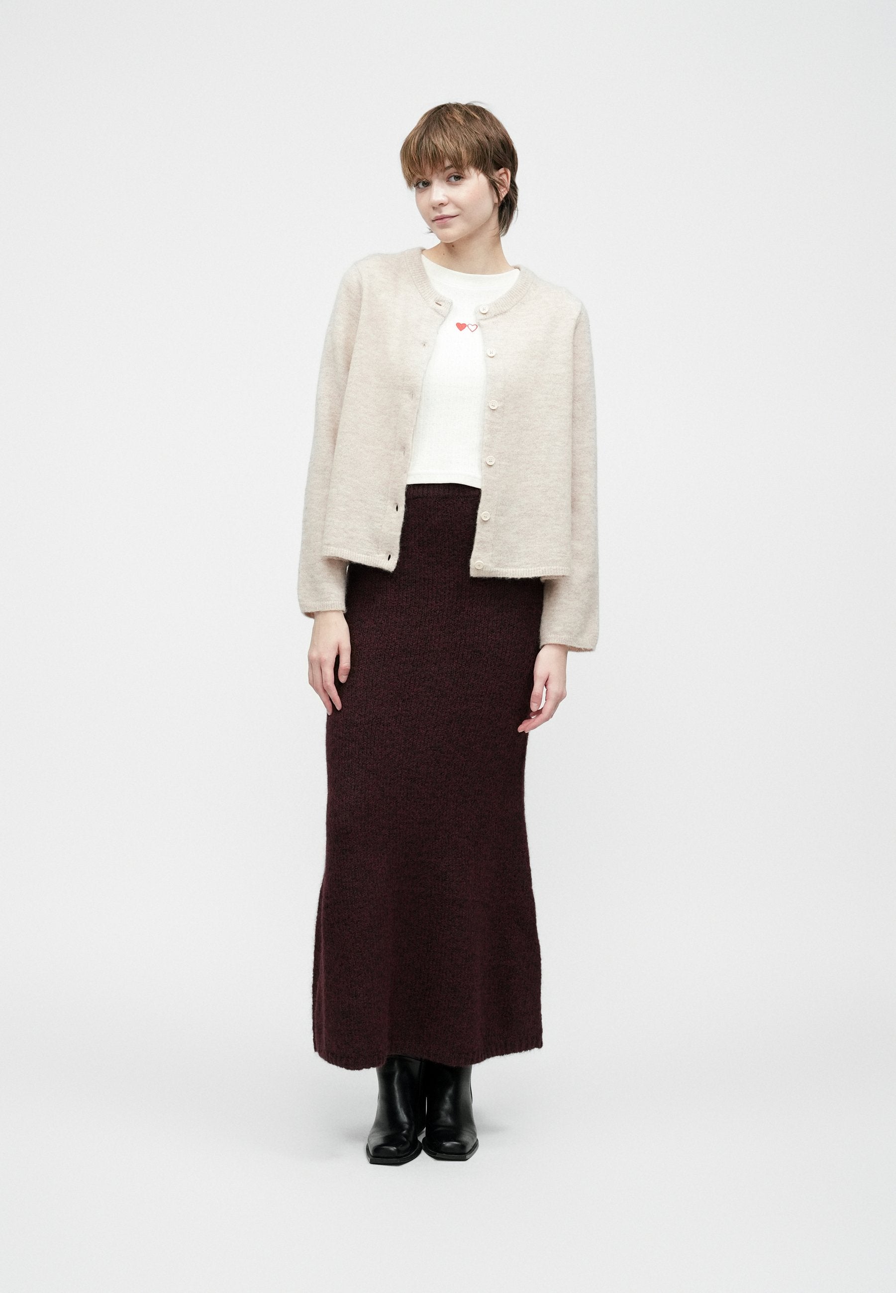 VILA VIBOWS ANKLE SKIRT