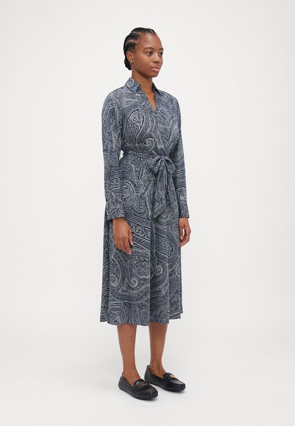 Lauren Ralph Lauren Petite ROWELLA LONG SLEEVE DAY DRESS