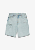 Vero Moda Denim VMHADLEY Denim - Denim shorts - light blue denim