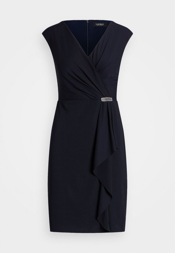 Lauren Ralph Lauren JERSEY CAP SLEEVE COCKTAIL DRESS