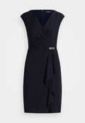 Lauren Ralph Lauren JERSEY CAP SLEEVE COCKTAIL DRESS