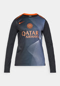 Nike Performance INTER - Long sleeved top - black/thunder blue/safety orange