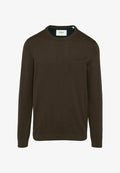 s.Oliver MIT LOGO-STICKEREI - Jumper - braun