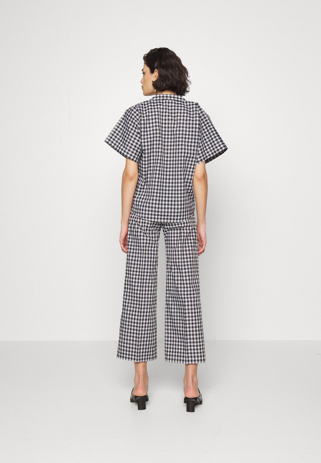 JCPAJARES TAFFETA VICHY TROUSERS