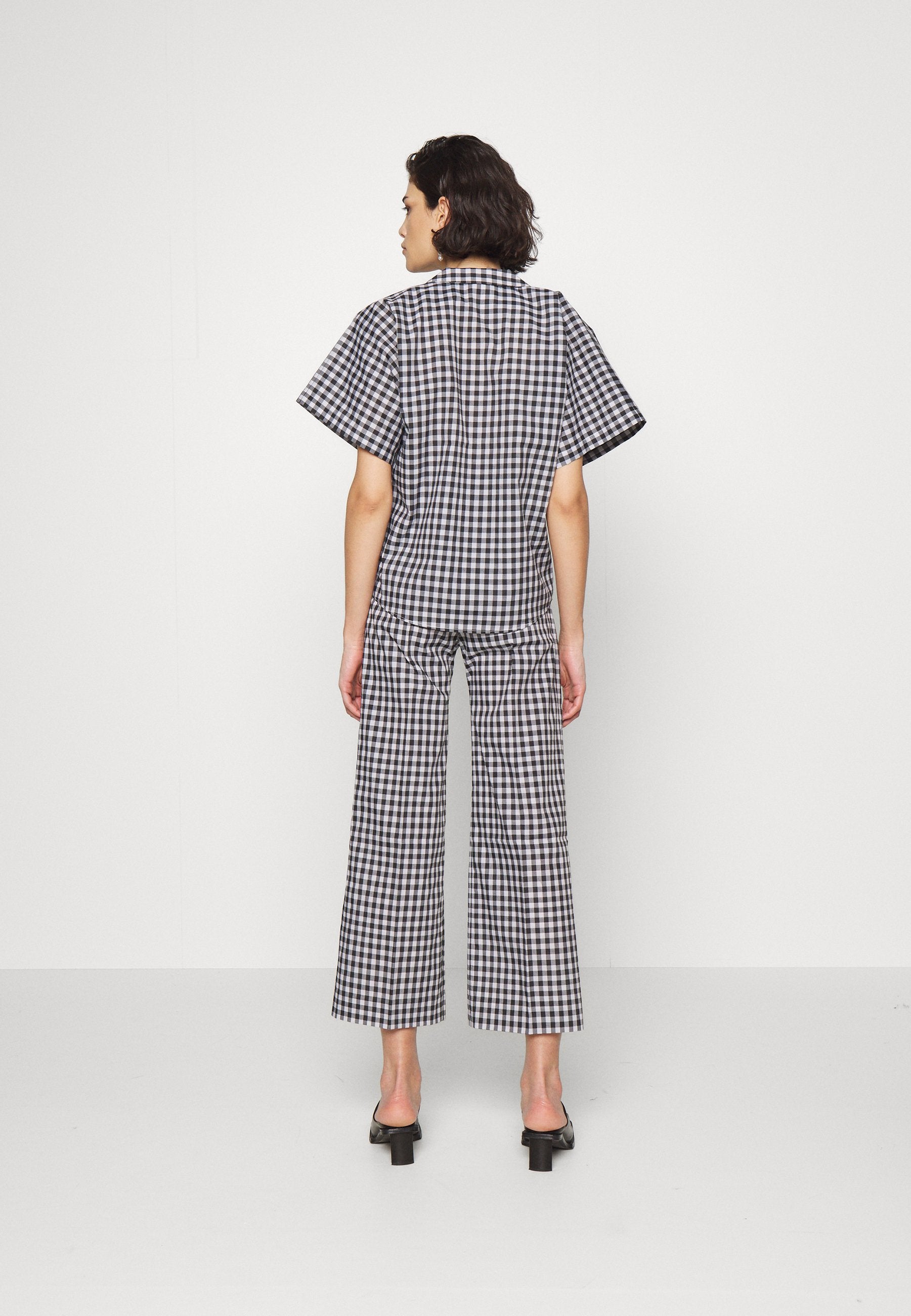 JCPAJARES TAFFETA VICHY TROUSERS