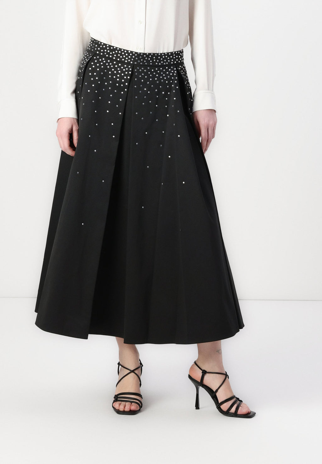 kate spade new york EMBELLISHED MIDI SKIRT