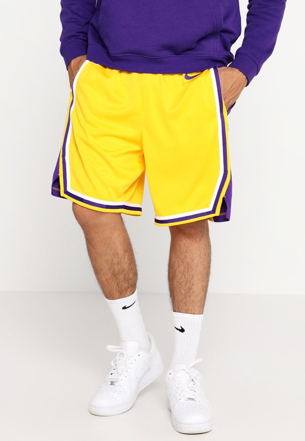 Nike Performance LOS ANGELES LAKERS NBA SWINGMAN SHORT - Sports shorts - amarillo/field purple/white