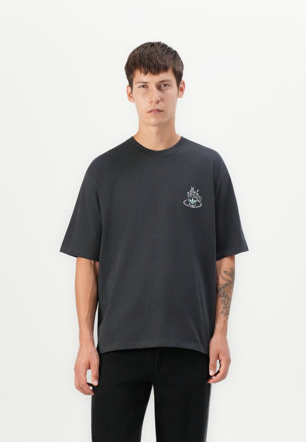 adidas Originals COFFEE TEE UNISEX - Print T-shirt - anthracite