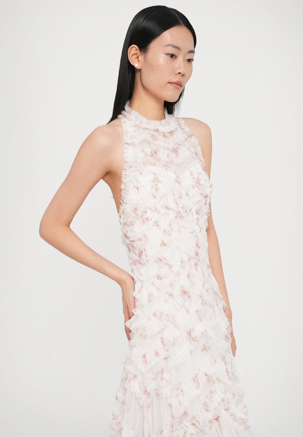 Needle & Thread MAGNOLIA DITSY ELIA HALTER NECK GOWN