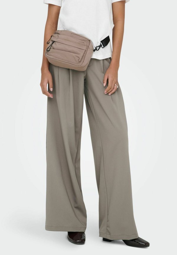 ONLY Tailored ONLFAWN Wide Leg Fit - Trousers - brindle