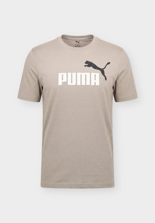 Puma 2 COLOR NO. 1 LOGO TEE - Print T-shirt - mouse gray