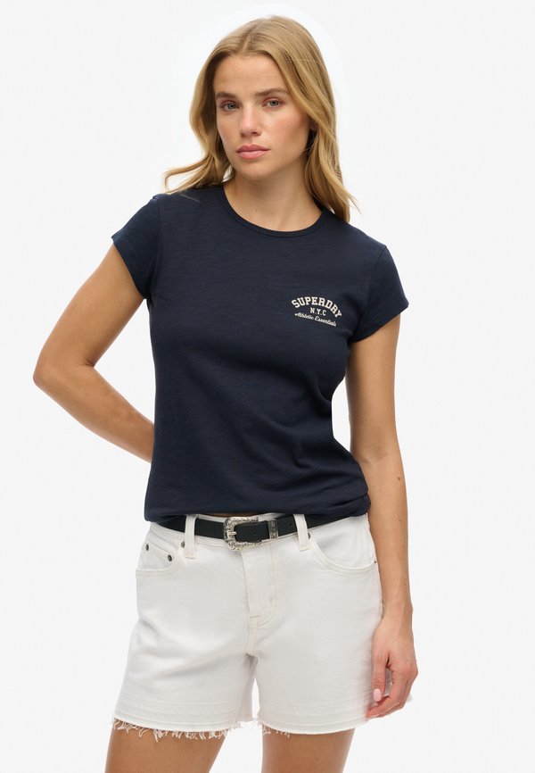 Superdry & Co Print T-shirt - eclipse navy