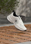Calvin Klein HIKE RUNNER LACE UP - Trainers - bright white/black